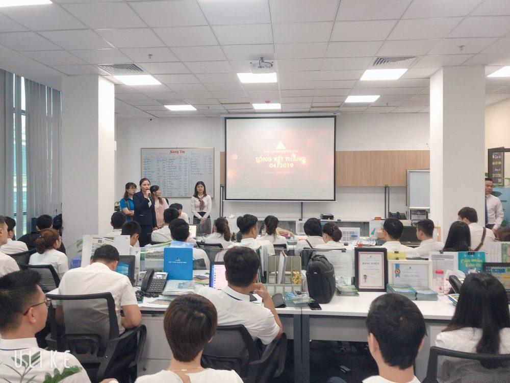 Lễ tổng kết hoạt động kinh doanh tháng 4/2019 tại Đất Xanh Duyên Hải