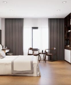 Không gian phòng ngủ ấm cúng, lịch lãm