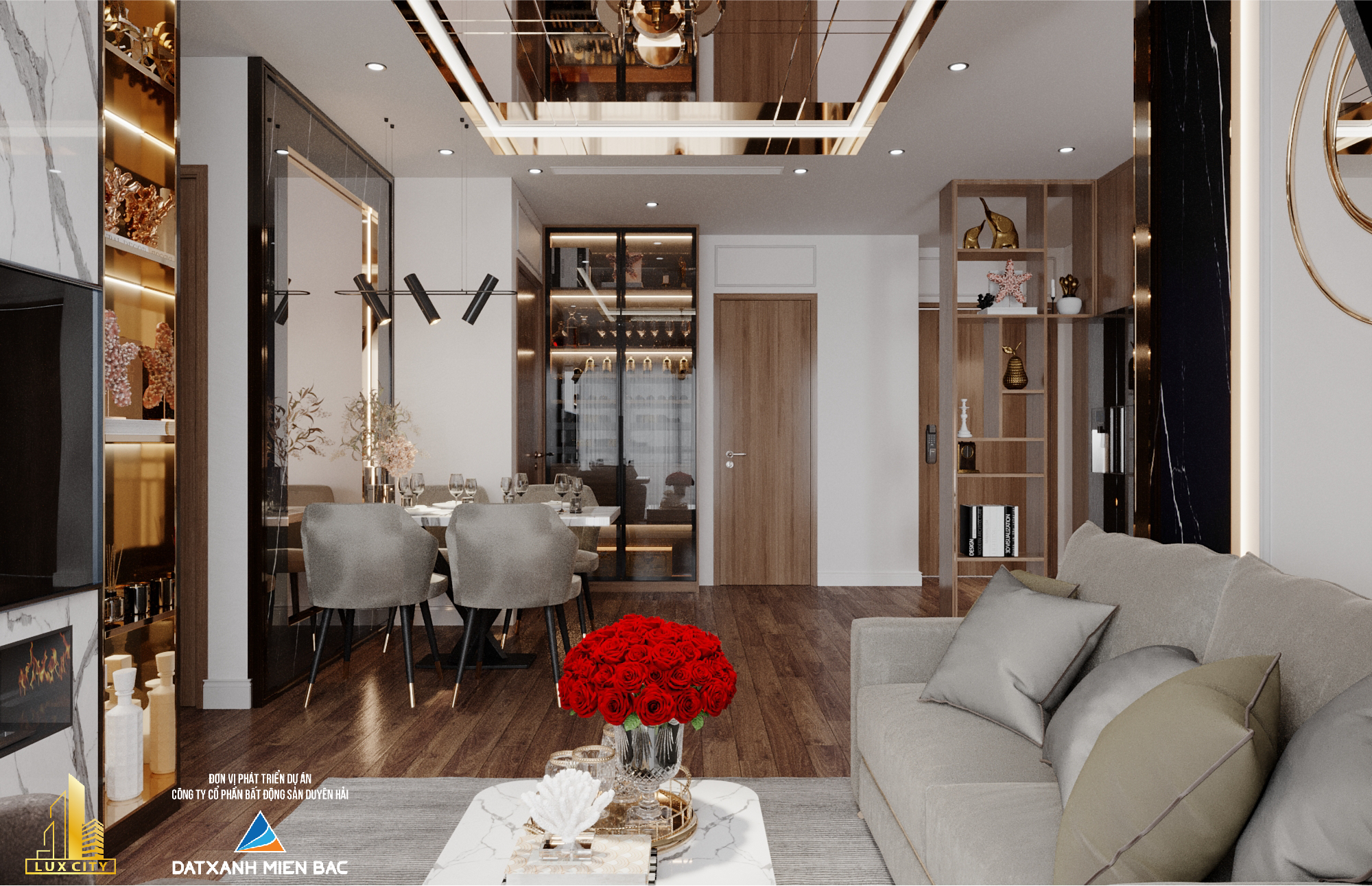 Căn hộ Luxcity Cẩm Phả có diện tích đa dạng