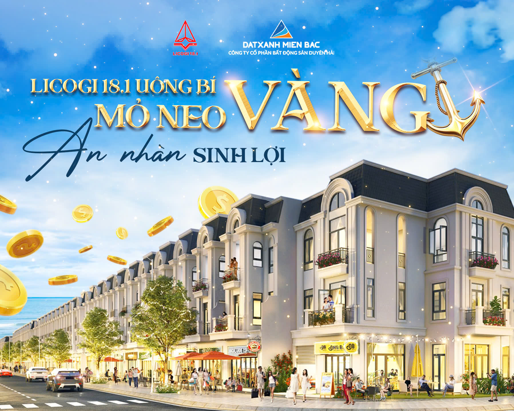 Dự án Licogi Uông Bí - mỏ neo vàng được bảo chứng từ Đất xanh