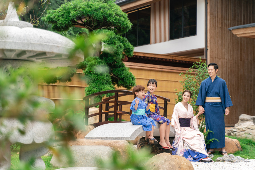Khu nghỉ dưỡng suối khoáng nóng Yoko Onsen Quang Hanh được đầu tư xây dựng theo phong cách Nhật Bản. Ảnh do đơn vị cung cấp