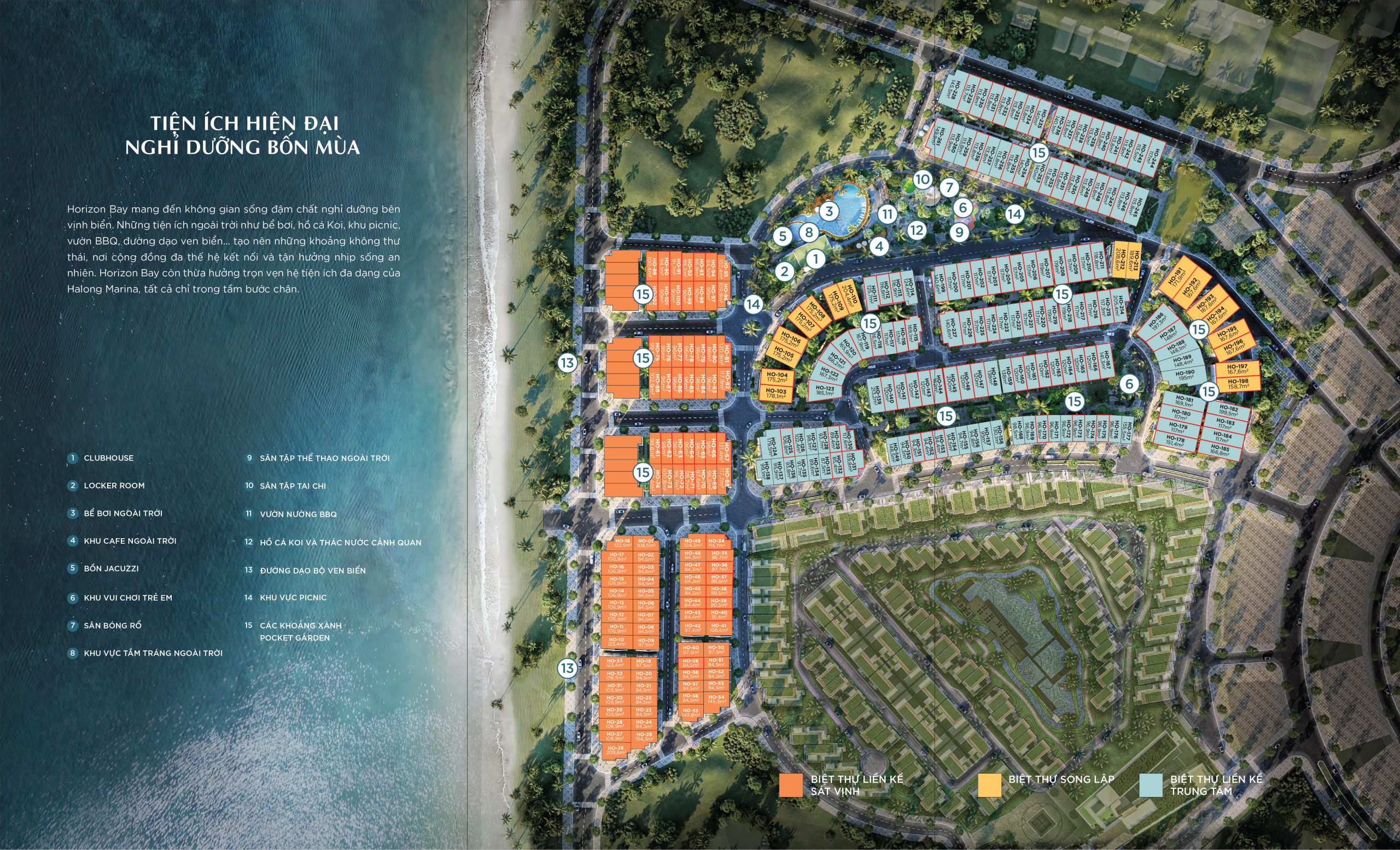 Mặt bằng dự án Horizon Bay