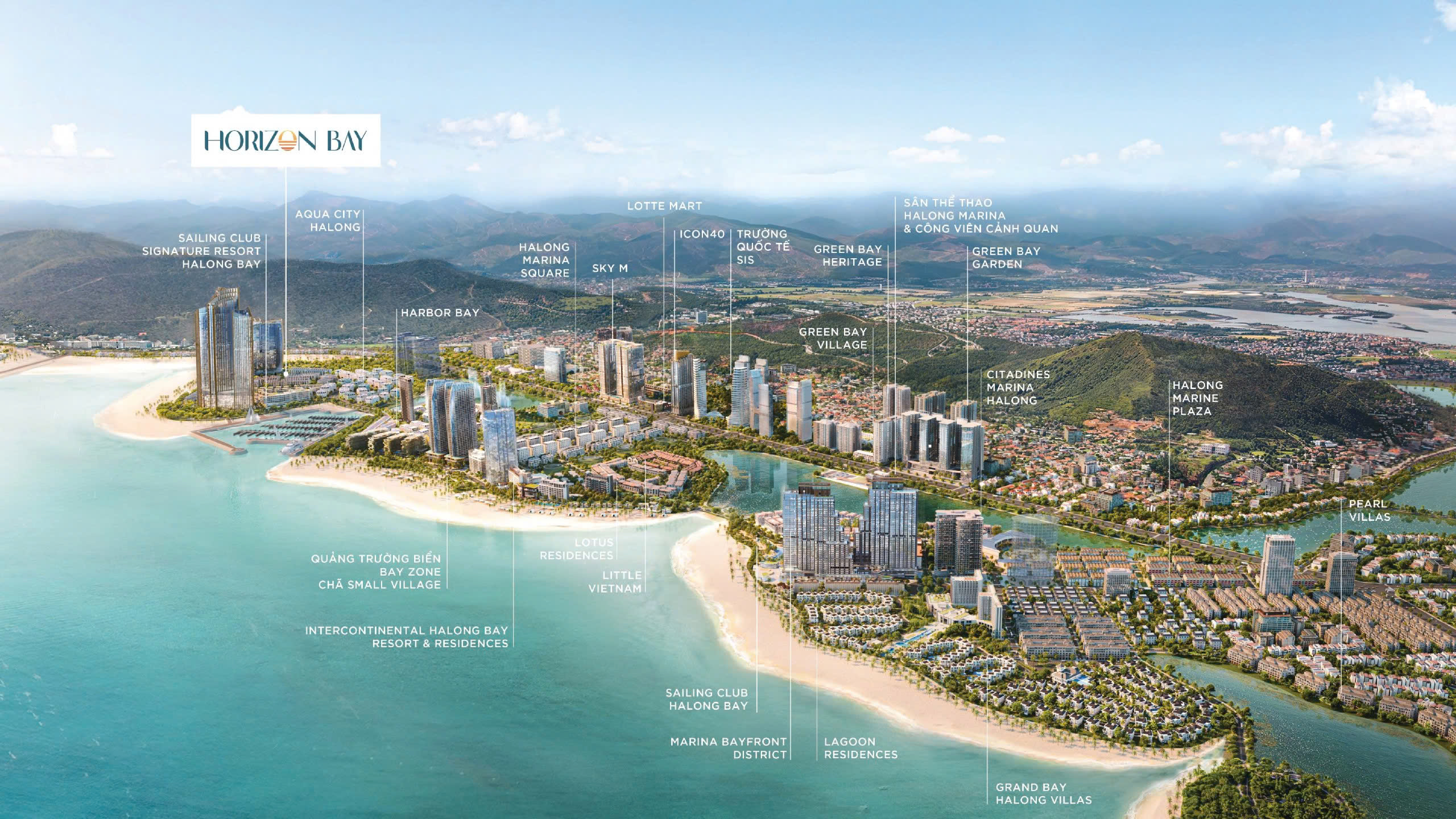 Tiện ích ngoại khu Horizon Bay dễ dàng tiếp cận