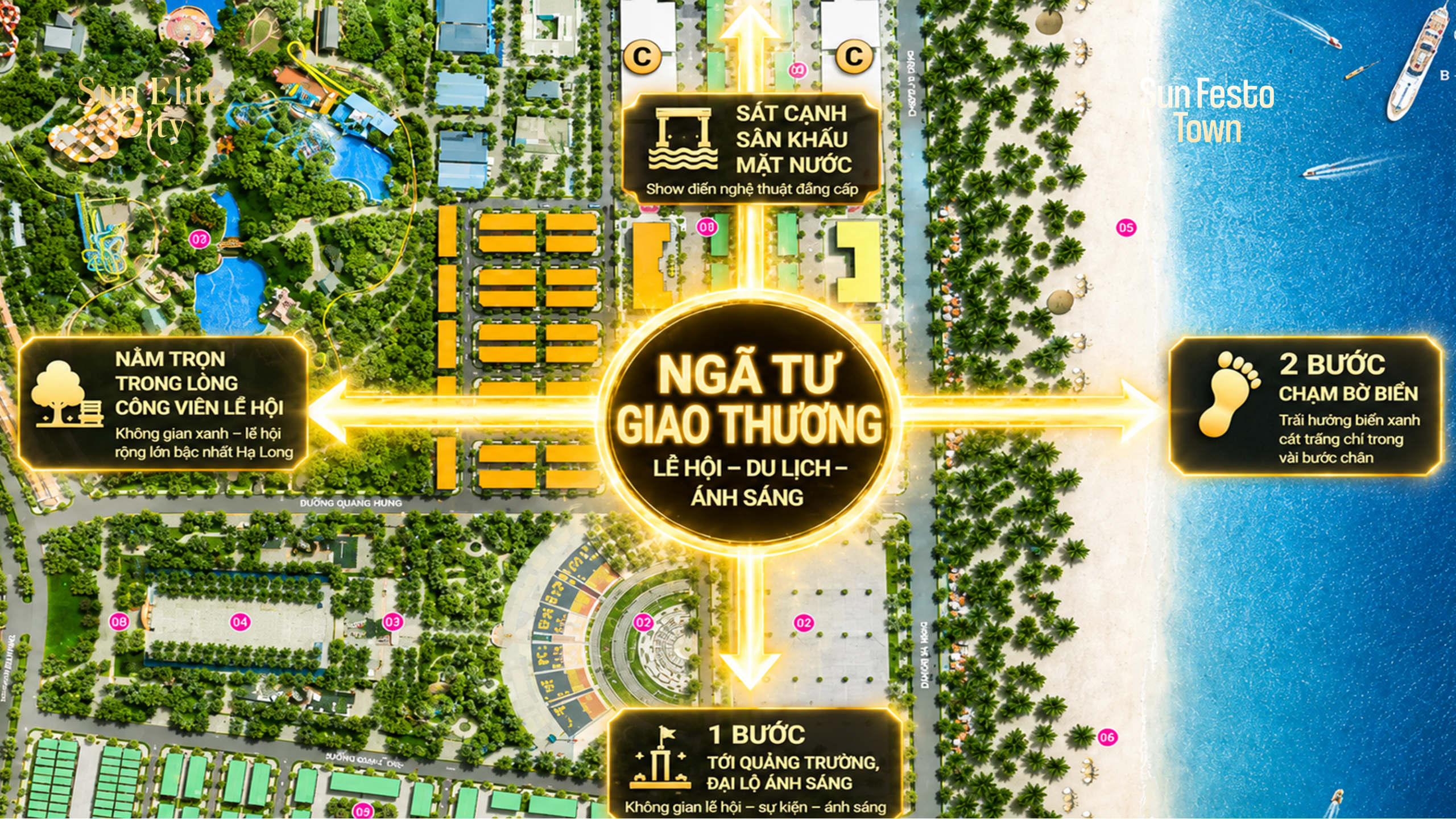Vị trí Ngã tư giao thương